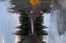April 23, 2019 Ravenscliffe Road near south end of Buck Lake (Photo: Tamara Bernier Evans)