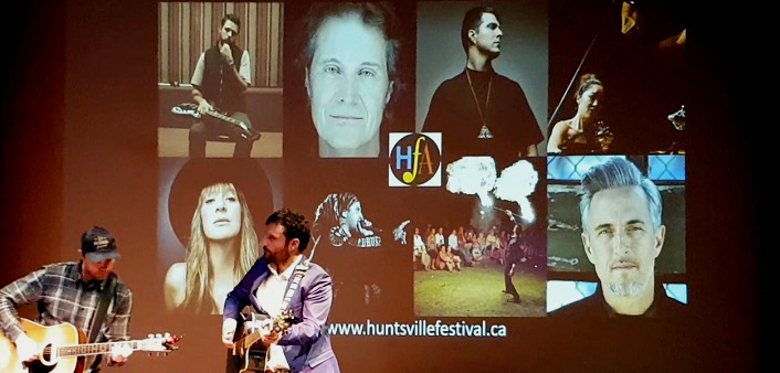 Dan Watson (right) and Tobin Spring at the HFA summer season 2019 launch