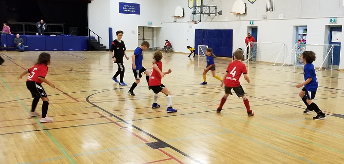 winter indoor soccer near me