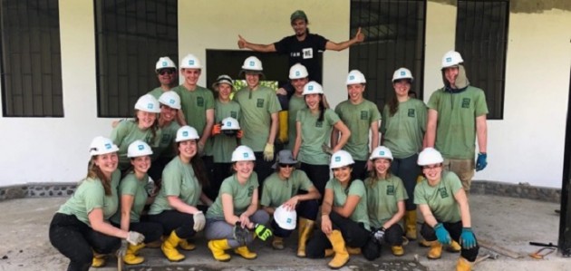 HHS ME to WE team helps build a school in Ecuador