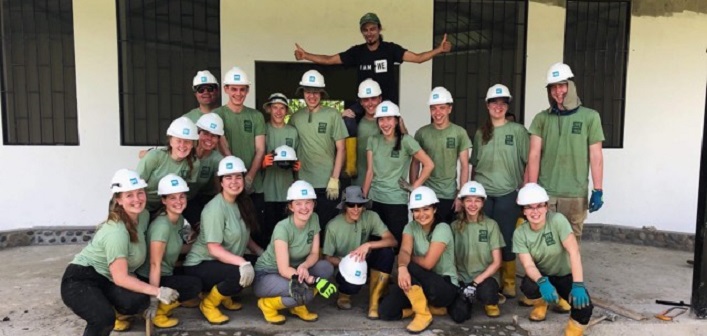 The HHS ME to WE team in Ecuador (supplied)