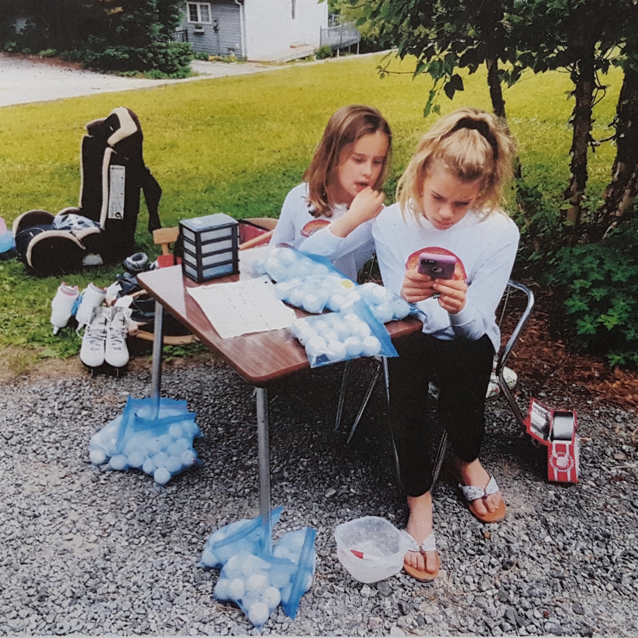 The Huntsville Branch of the Canadian Cancer Society appreciates the support of its volunteers and community members. Jadeyn and Cambria are two young supporters who sold golf balls at a family yard sale last summer and, having gone through their mom's journey of breast cancer, decided to donate the money they raised to the Canadian Cancer Society. (Photo: Jen Wahl)