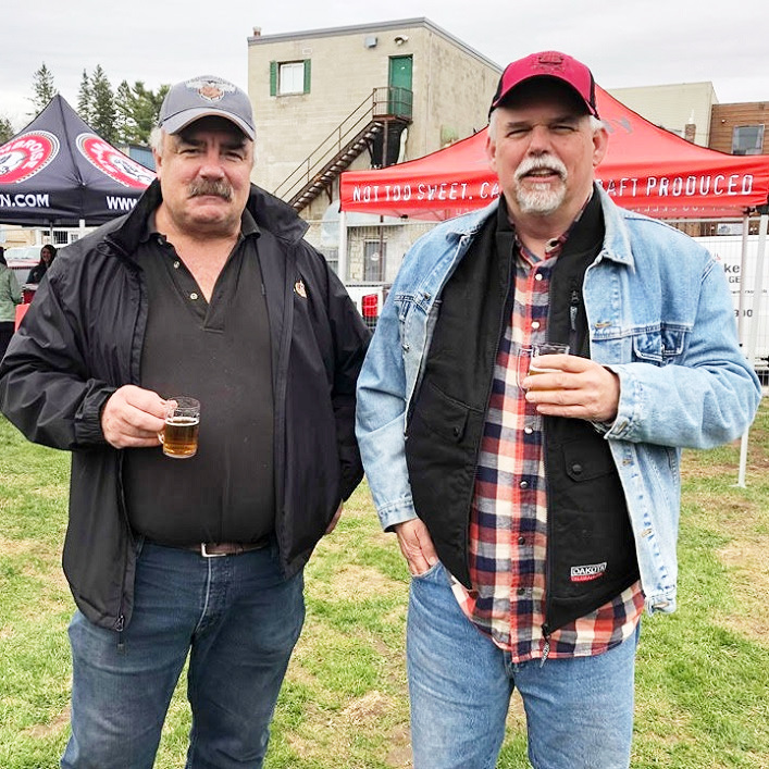 Bill Barnes (left) and George Bechter