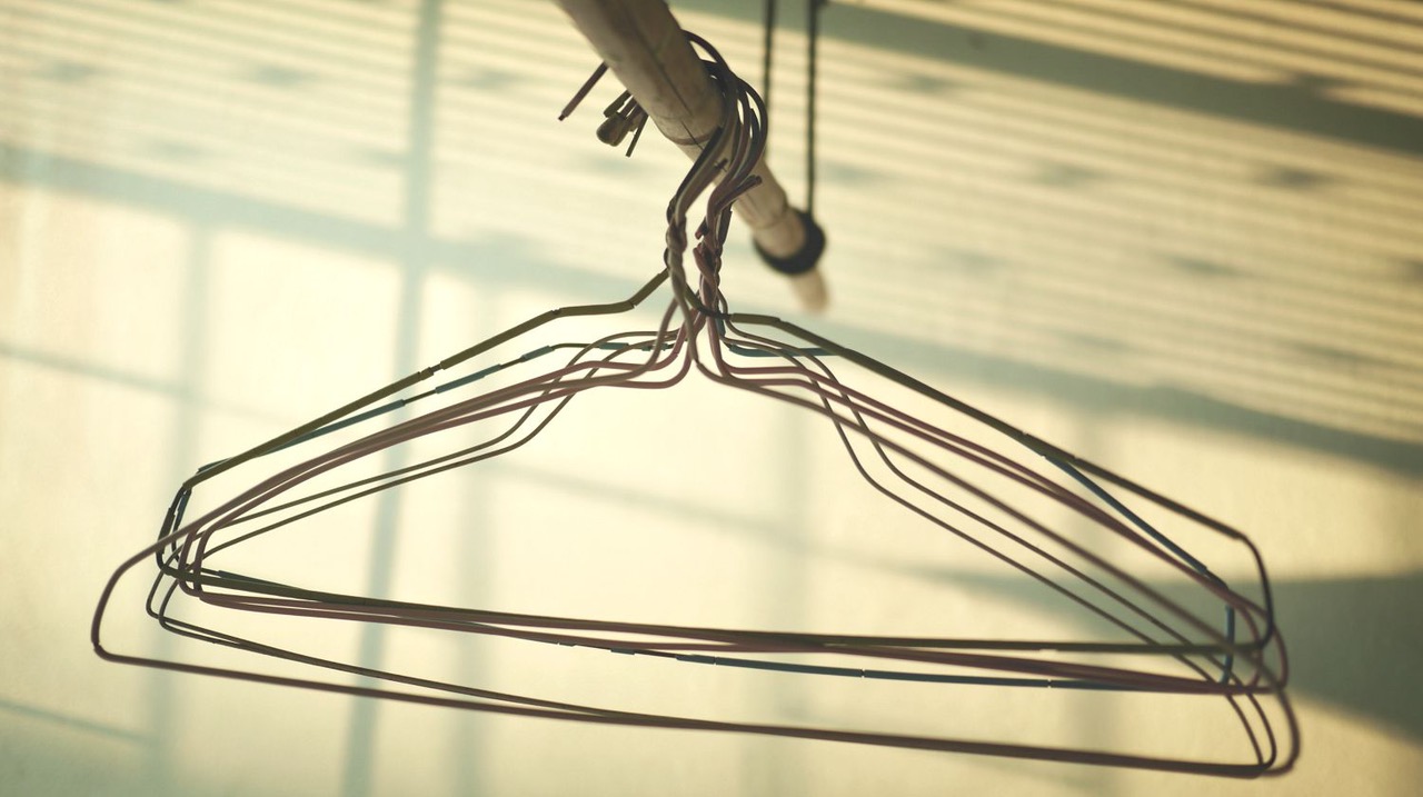 wire coat hanger