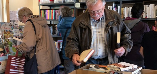 For the love of books (and libraries): one woman’s book sale raises $1,600 for Dwight Public Library expansion