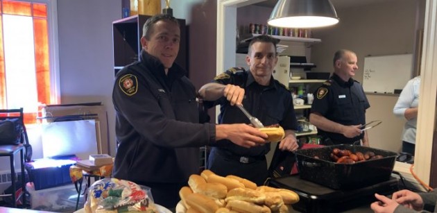The Door’s free lunch program wraps up second year with help from firefighters