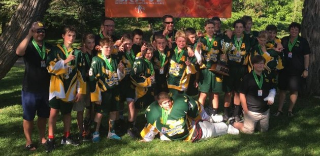 Bantam Hawks bring home gold from Oshawa tournament