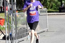Aidan McClung, in addition to being a superstar volunteer, also finished first in the 5k