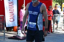 Troy Cox was the top male finisher in the 10k
