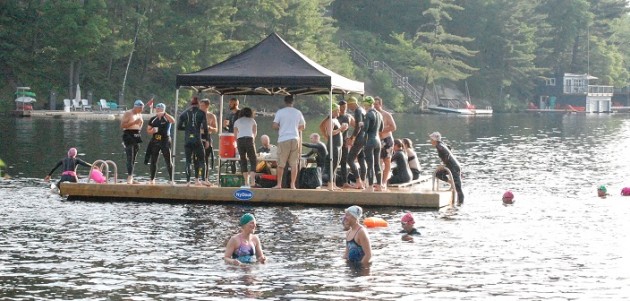 Sunrise Swim for Strength raises $3,500 for TriMuskoka initiative to install public outdoor fitness equipment