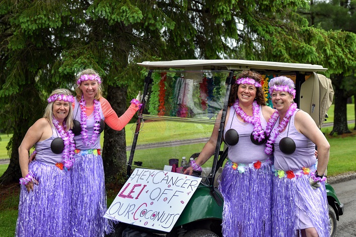 Golf Fore the Girls 2019 winning foursome (from left) Charlene Campbell, Alana Cork, Anissa Boosamra, and Janet Markham (Photo: Kelly Holinshead)