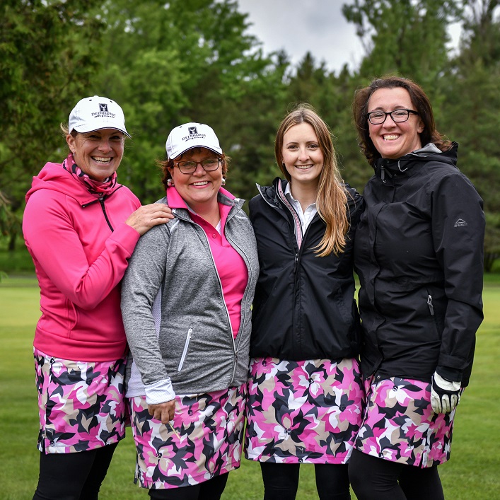 Golf Fore the Girls Condor Sponsor Shoppers Drug Mart (from left) Dana Murdy, Jennifer Jerrett, Emily Withey, and Wendy Murdy (Photo: Kelly Holinshead)