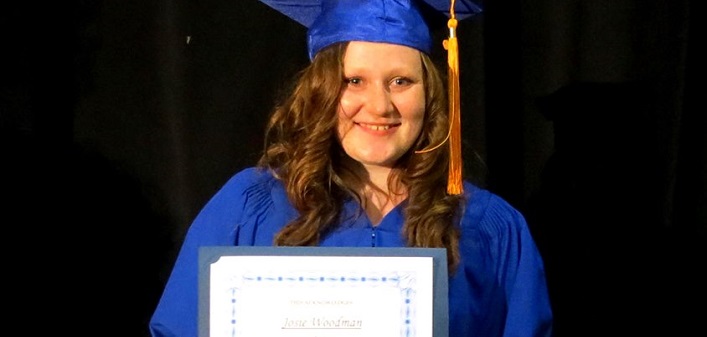 HHS grad Josie Woodman was one of six students awarded a grant from the MCF’s South and Central Almaguin Education Fund