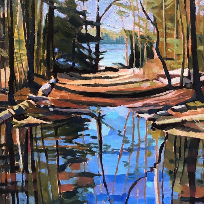 Peggy Bell’s Spring Flood at Antioch, Bella Lake