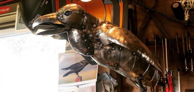 Artist Rich Baker celebrates Algonquin Park through metal sculpture