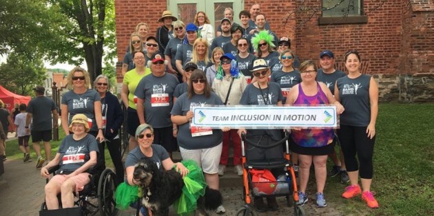 It is important to Clarence Jenkins that he keeps walking so he joined Team Inclusion