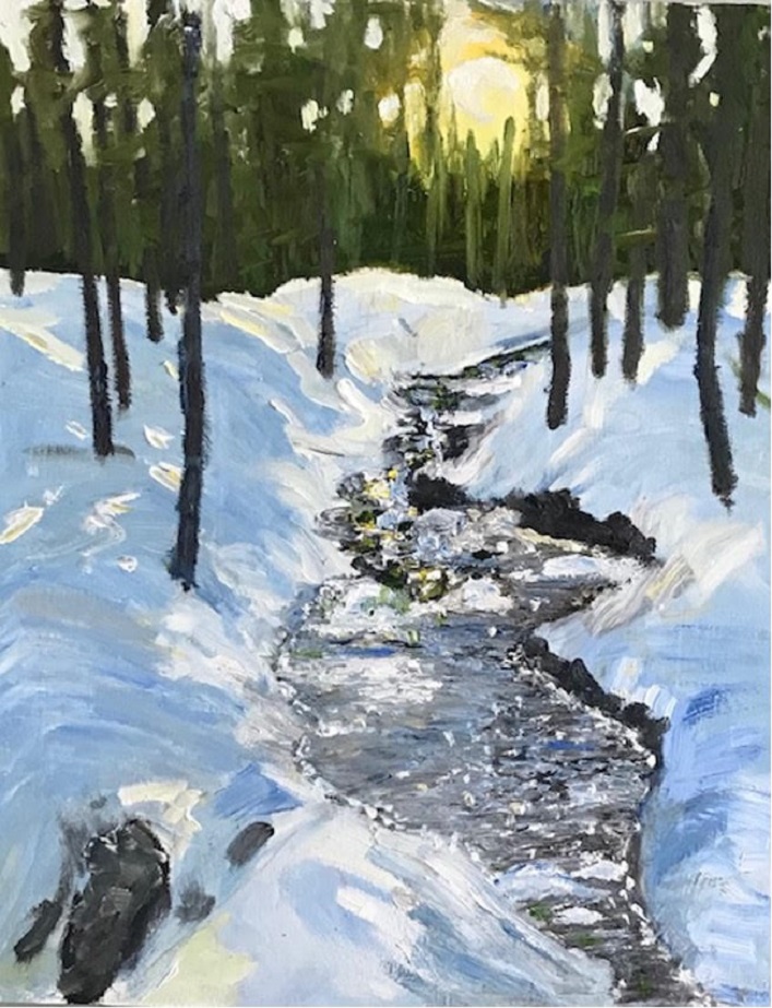 Terri Howell’s painting Oh She Glows