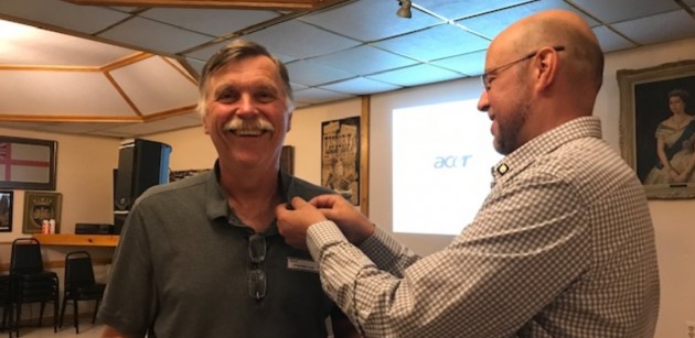 Dr. Roy Kirkpatrick honoured as a Rotary Paul Harris Fellow