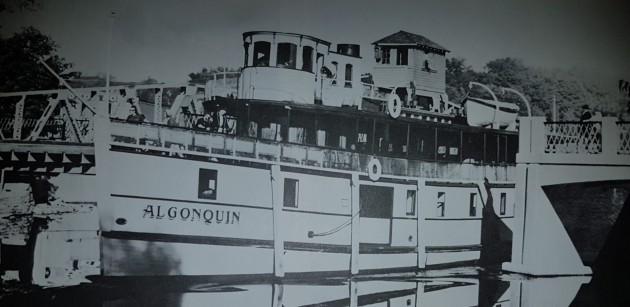 It’s Wayback Wednesday: SS Algonquin at the swing bridge