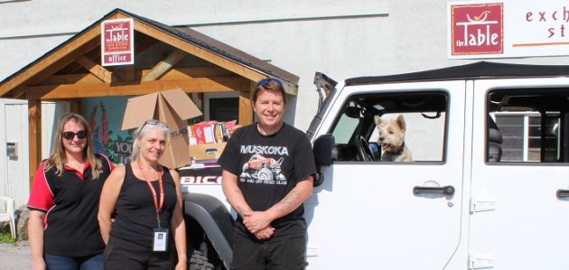 Muskoka Jeep and Off-Road Club supports The Table with inaugural Show and Shine