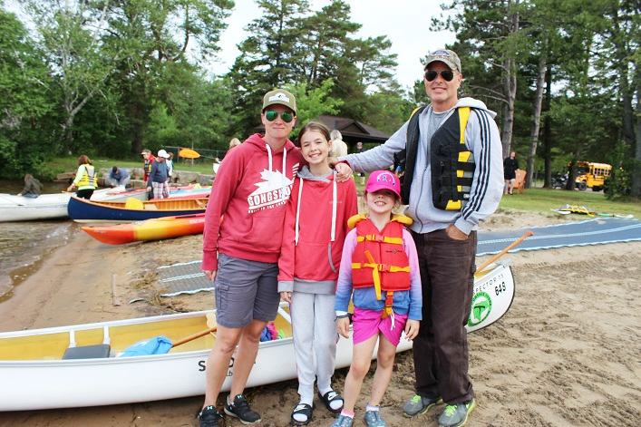 Paddle for Fairvern is a great event for families like the McNalleys (from left) Christine, Meaghan, Siobhan, and David