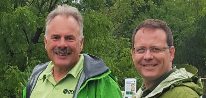 Parry Sound-Muskoka Green Party candidate Gord Miller and Ontario Green Party leader Mike Schreiner will be in Huntsville on Sunday, September 15, 2019 (supplied)