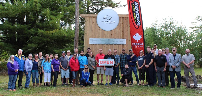 Some of the many sponsors and supporters who helped make the Irwin Eagles Disc Golf Course a reality