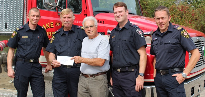 Raso donation to Lake of Bays Fire Department