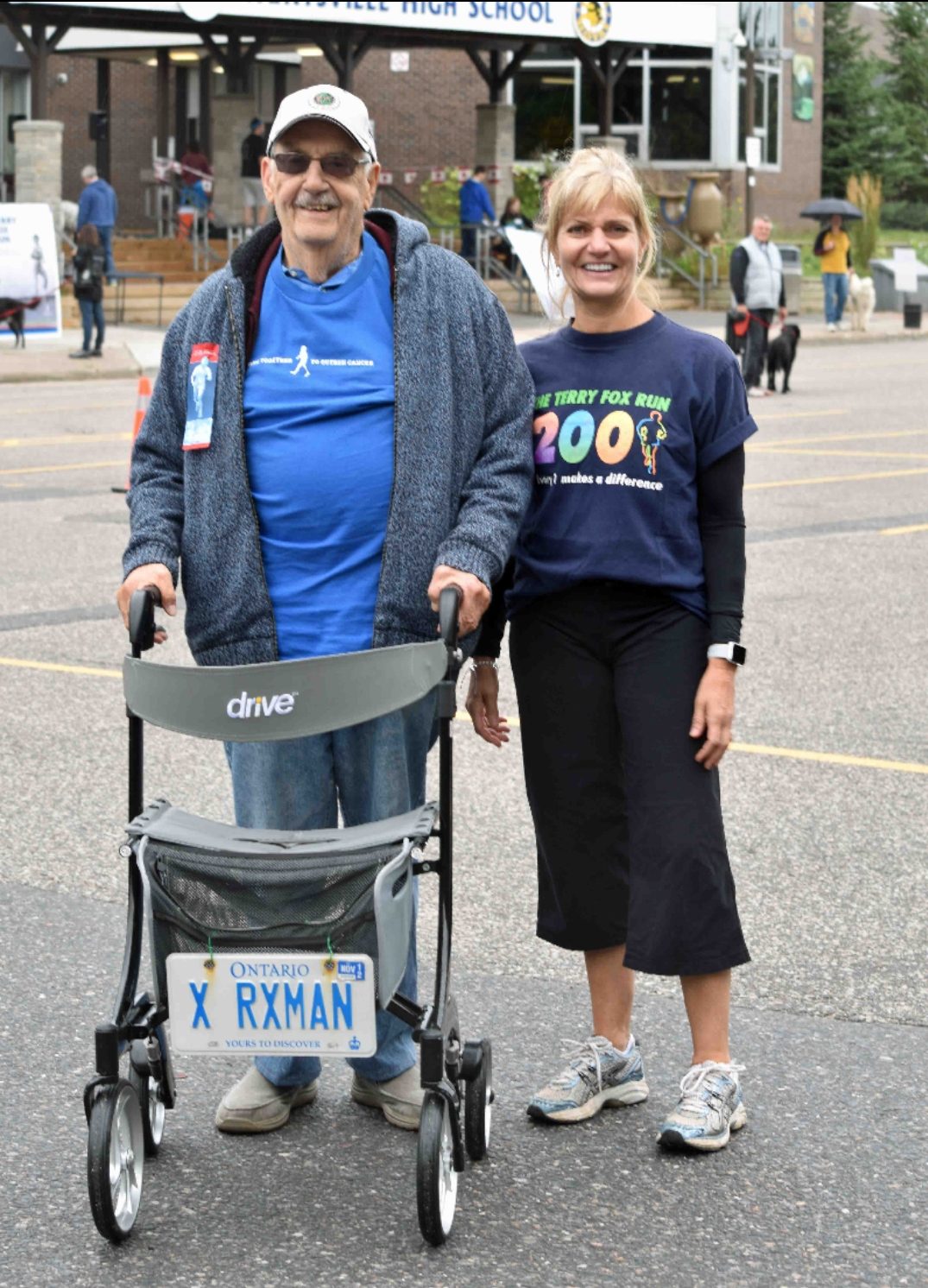 92-year-old Jack Ball has been walking for Terry for 10 years