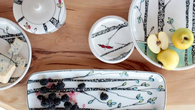 Potter Rhoni Clarke one of the newest members of the Muskoka Autumn Studio Tour