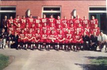 Tom Pinckard (#76) with his team in 1966 (Photo courtesy of Dan Pinckard)