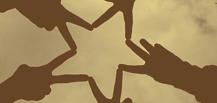 hands forming star