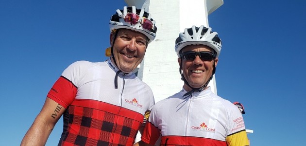 Local cyclists raise more than $50,000 for kids’ cancer research in cross-Canada ride