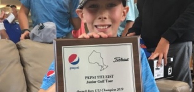 Young golfer Josh Lane has another great season