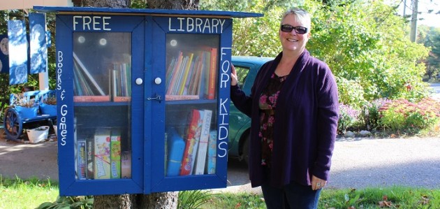 This little free library is just for kids
