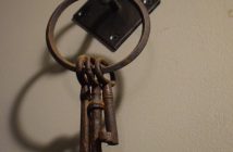 These keys are over 100 years old and came from a jail in Hamilton. Kandis and Troy appreciate the history of some of their unique finds.