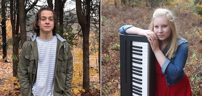 Sawyer Lance (left) and Briar Summers are two young musicians already making their mark