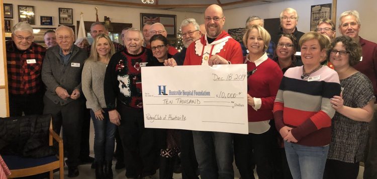 Rotary Club of Huntsville donates $10,000 to Huntsville Hospital Foundation (supplied)