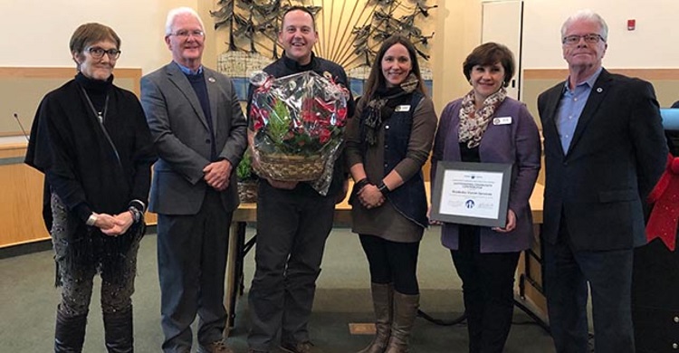 Muskoka Victim Services receives a DoM 2019 Community Services Recognition Award (supplied)