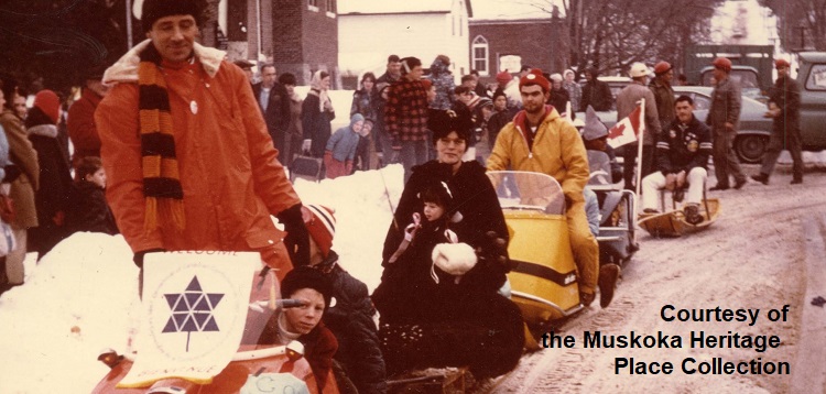 Wayback Wednesday snowmobile parade cropped