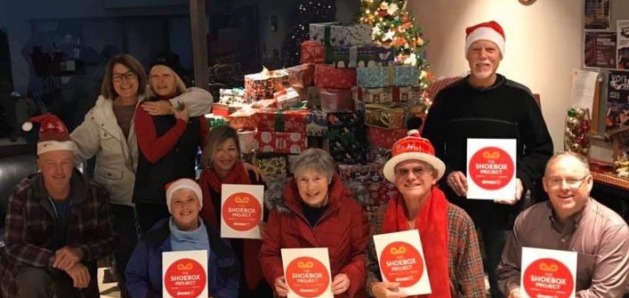 In 2019, the Salvation Army was one of 18 local agencies to receive shoeboxes (The Muskoka Shoebox Project / Facebook)