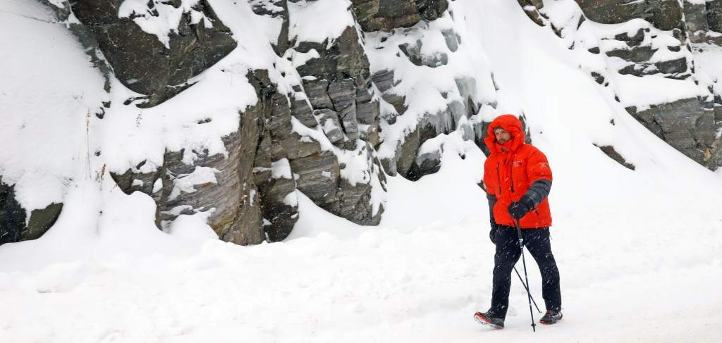 Chad Barber in training for the Yukon Arctic Ultra (Don McCormick)