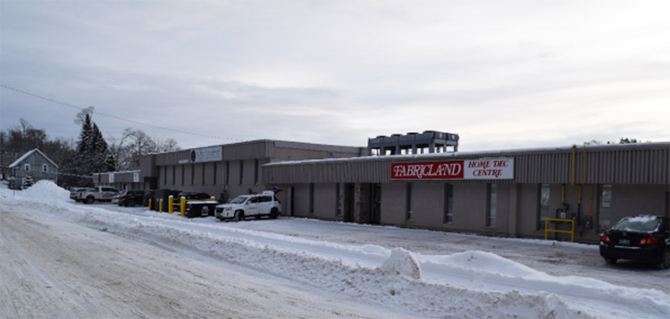 Former Fabricland location on Manominee Street (Town of Huntsville)