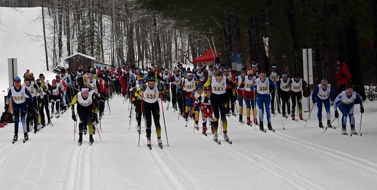 15km Women start (Cheyenne Wood)