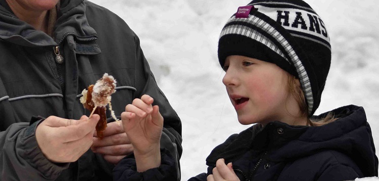 2020 SnowFest 18 header Maple taffy