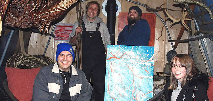 Muskoka Unlimited founder Chris Occhiuzzi (front left), with (clockwise from back left) Nathan Sowrey, JF Kuehnen, and Anwyn Westgarth (Dante Occhiuzzi)
