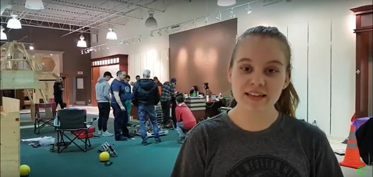 Hoya Robotics co-captain Megan Cameron