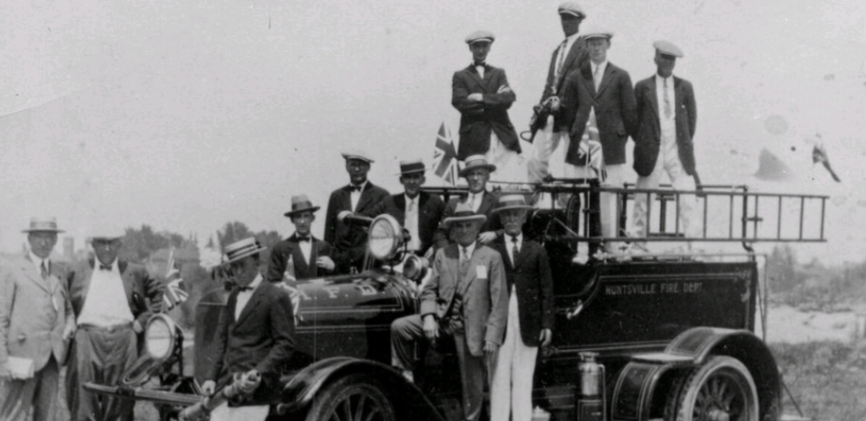 Wayback Wednesday 2020-13 Huntsville Fire Department (Photo courtesy of Muskoka Heritage Place)