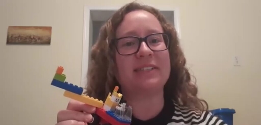 Amber McNair, HPL’s youth services librarian, has been providing virtual programming via Zoom (Huntsville Public Library / Facebook)