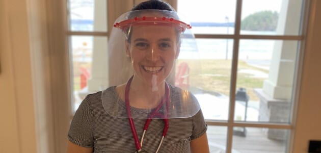 Local initiative creating face shields for PSWs, long-term care workers, essential business staff